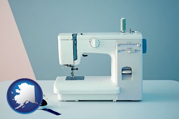sewing machine - with Alaska icon