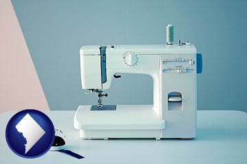 sewing machine - with Washington, DC icon