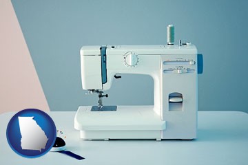 sewing machine - with Georgia icon