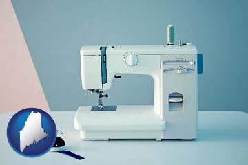 sewing machine - with Maine icon