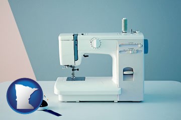 sewing machine - with Minnesota icon