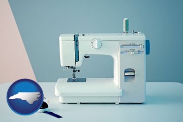 sewing machine - with North Carolina icon